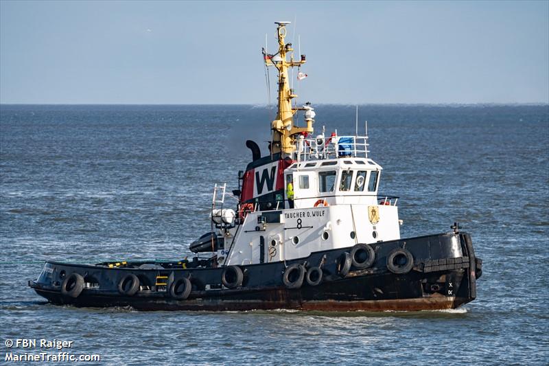 taucher o. wulf 8 (Tug) - IMO , MMSI 211328570, Call Sign DNDE under the flag of Germany