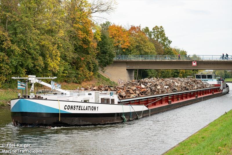 constellation 1 (Cargo ship) - IMO , MMSI 211548460, Call Sign DD7013 under the flag of Germany