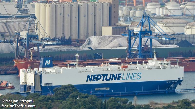 neptune thalassa (Vehicles Carrier) - IMO 9668506, MMSI 215602000, Call Sign 9HA5203 under the flag of Malta