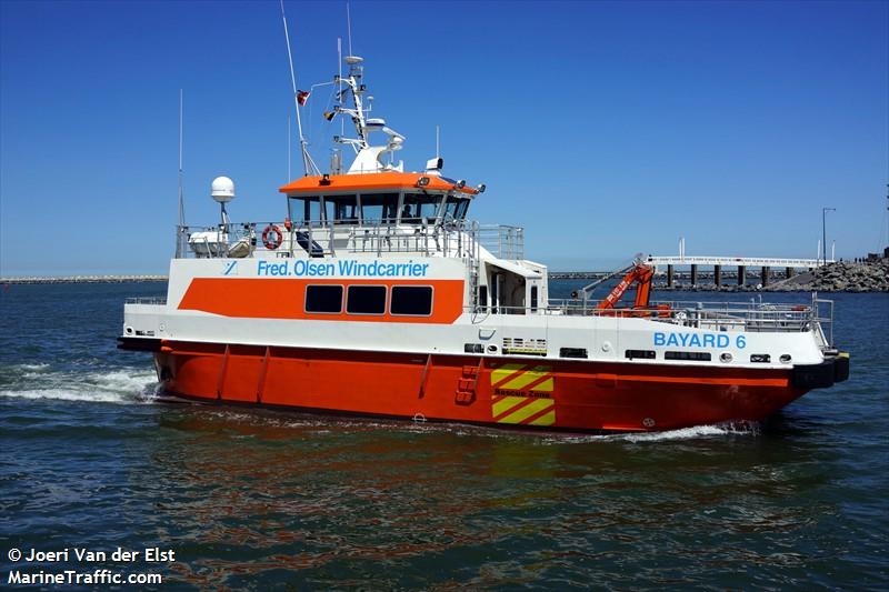 bolder (Crew Boat) - IMO 9656993, MMSI 219017204, Call Sign OUYO2 under the flag of Denmark