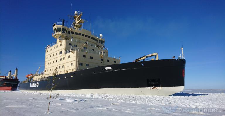 urho (Icebreaker) - IMO 7347615, MMSI 230290000, Call Sign OHMS under the flag of Finland