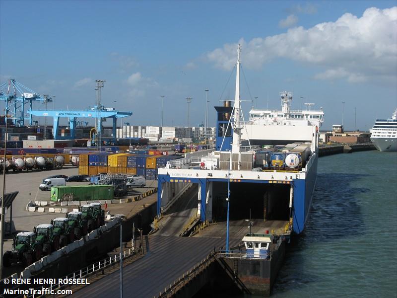 norstream (Ro-Ro Cargo Ship) - IMO 9186194, MMSI 230653000, Call Sign OJRC under the flag of Finland