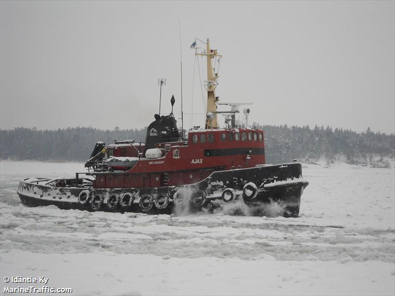 ajax (Tug) - IMO 5400267, MMSI 230931000, Call Sign OJGZ under the flag of Finland