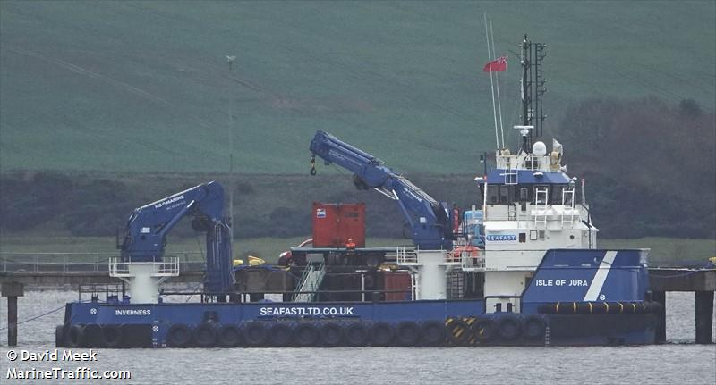 isle of jura (Utility Vessel) - IMO 9865697, MMSI 232021966, Call Sign MFFY6 under the flag of United Kingdom (UK)