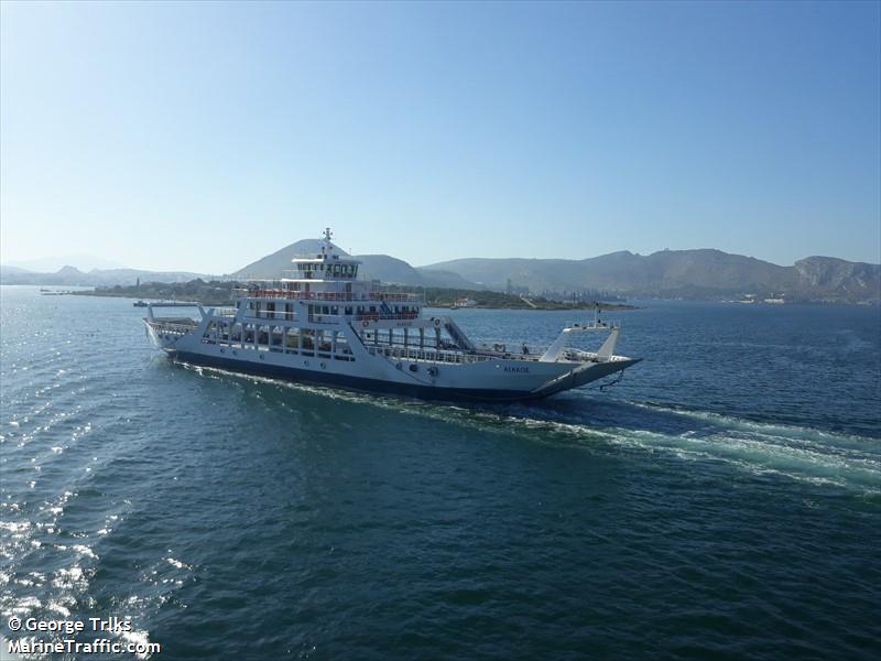 aiakos (Passenger/Ro-Ro Cargo Ship) - IMO 8977974, MMSI 237592700, Call Sign SY2710 under the flag of Greece