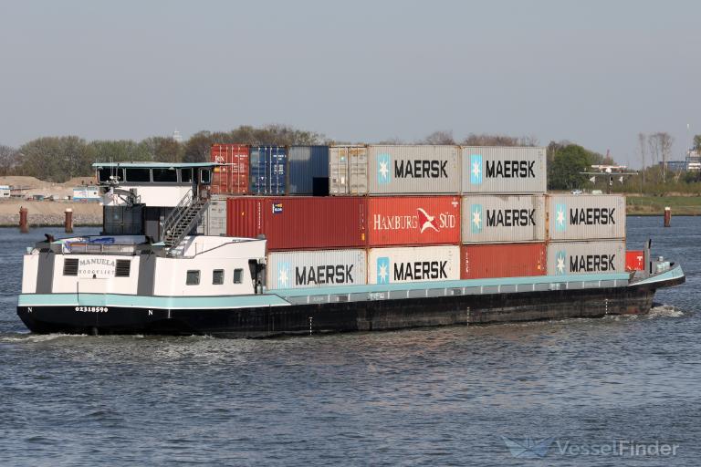 manuela (Cargo ship) - IMO , MMSI 244620955, Call Sign PG4379 under the flag of Netherlands