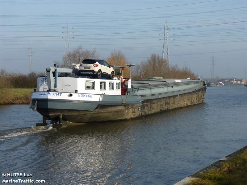 nomade (Cargo ship) - IMO , MMSI 244650950, Call Sign PI3340 under the flag of Netherlands