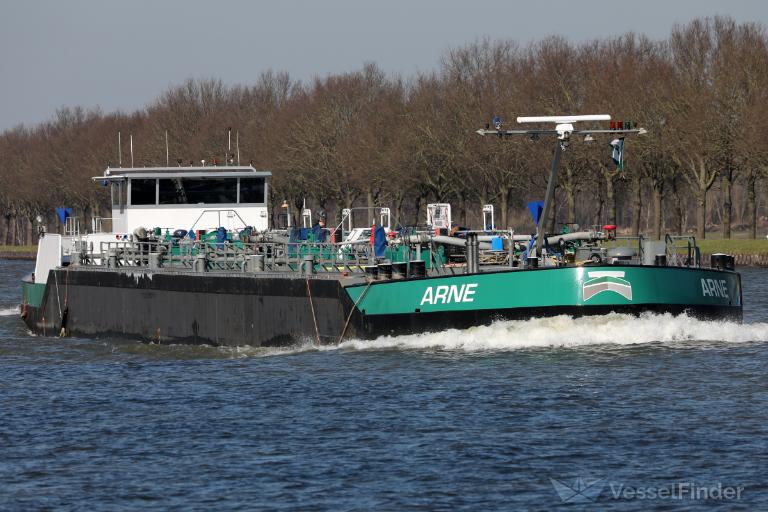 arne (Tanker) - IMO , MMSI 244670282, Call Sign PH2557 under the flag of Netherlands