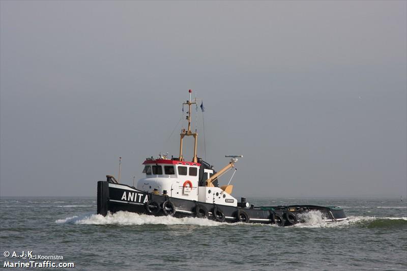 anita (Tug) - IMO , MMSI 244700392, Call Sign PI2352 under the flag of Netherlands