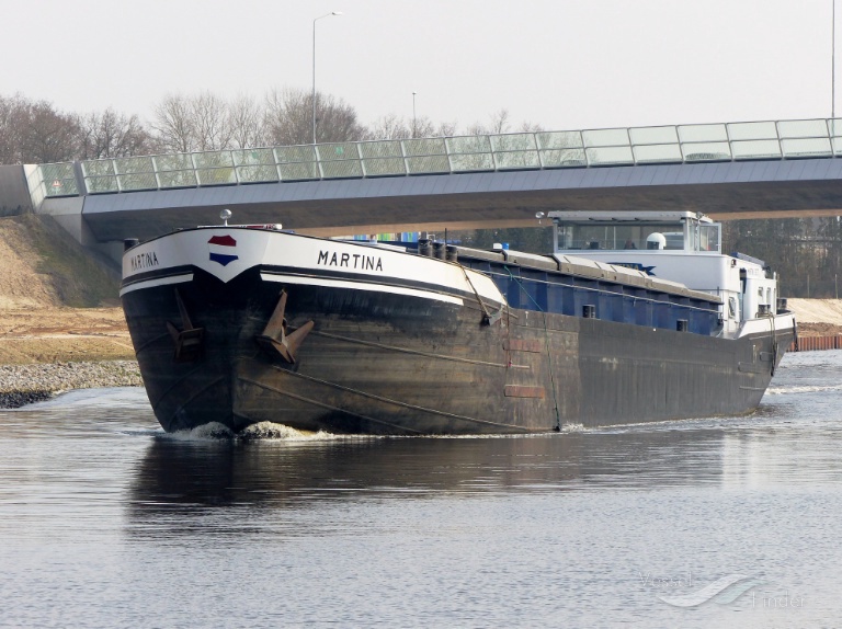 martina (Cargo ship) - IMO , MMSI 244740273, Call Sign PG4300 under the flag of Netherlands