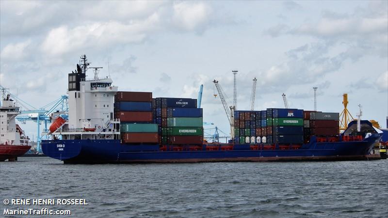 sven d (Container Ship) - IMO 9302243, MMSI 244850970, Call Sign PBTF under the flag of Netherlands