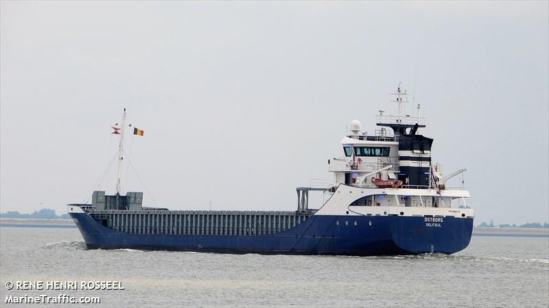 ostborg (General Cargo Ship) - IMO 9196216, MMSI 245180000, Call Sign PBAW under the flag of Netherlands