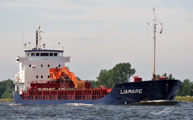 liamare (General Cargo Ship) - IMO 9166481, MMSI 245455000, Call Sign PBBH under the flag of Netherlands