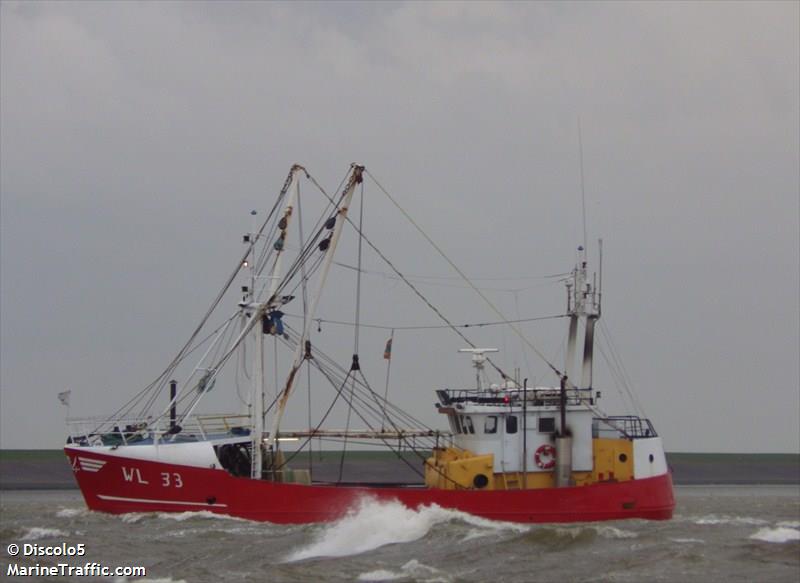 wl33 willem anne (Fishing vessel) - IMO , MMSI 245715000, Call Sign PCSG under the flag of Netherlands