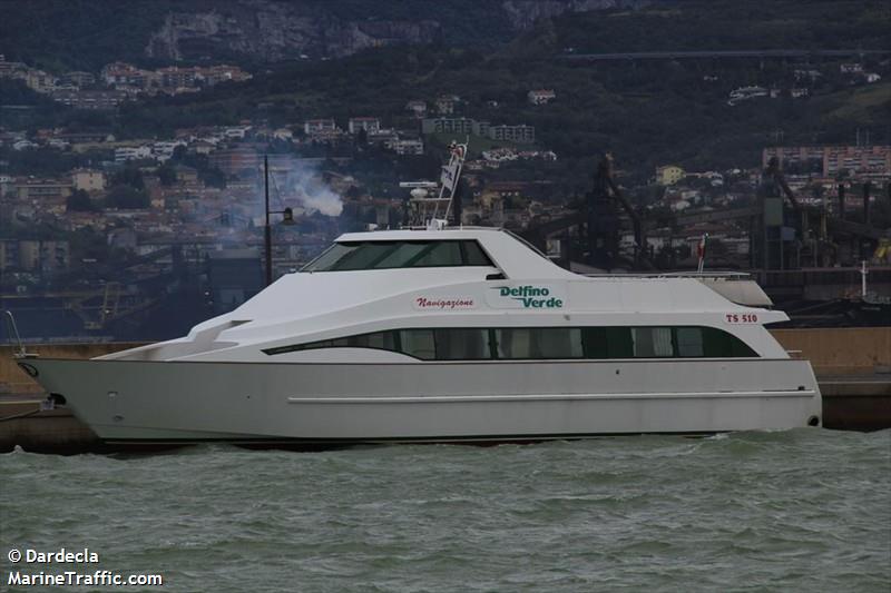 delfino verde as (Passenger ship) - IMO , MMSI 247166700, Call Sign IFMX2 under the flag of Italy