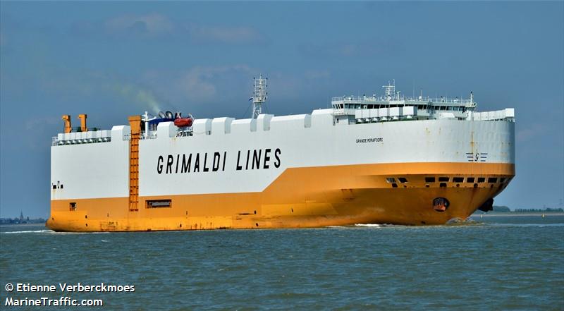 grande mirafiori (Vehicles Carrier) - IMO 9782687, MMSI 247405800, Call Sign IBQY under the flag of Italy