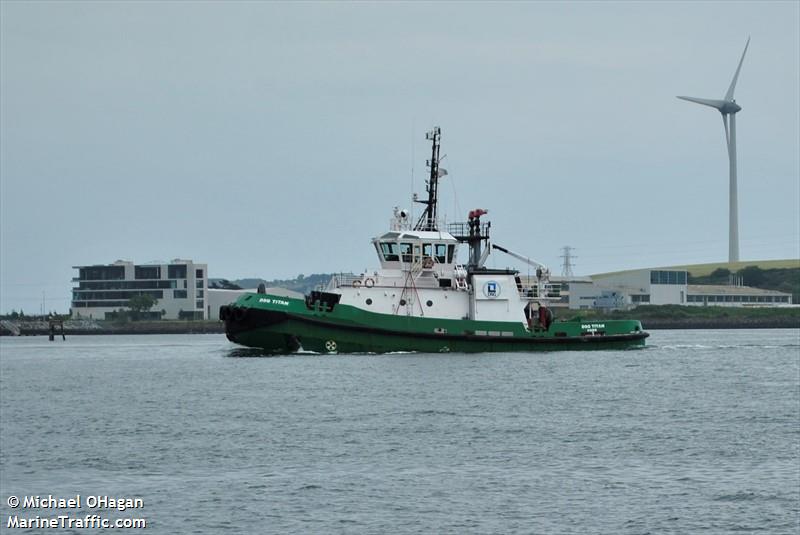 dsg titan escort tug (Tug) - IMO 9547855, MMSI 250004253, Call Sign EISD6 under the flag of Ireland