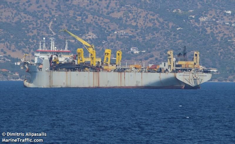 leiv eiriksson (Hopper Dredger) - IMO 9429584, MMSI 253403000, Call Sign LXIK under the flag of Luxembourg