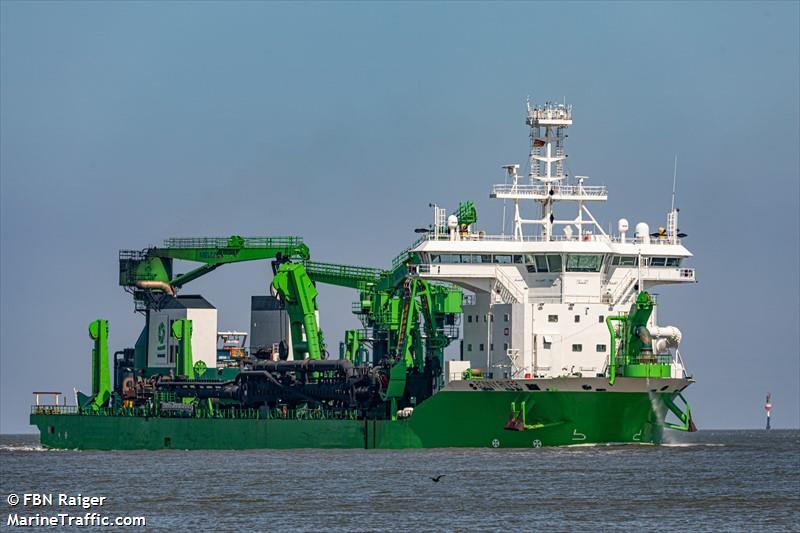 bonny river (Hopper Dredger) - IMO 9810939, MMSI 253665000, Call Sign LXSI under the flag of Luxembourg