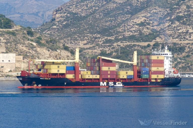 msc nina f (Container Ship) - IMO 9308584, MMSI 255805969, Call Sign CQII5 under the flag of Madeira