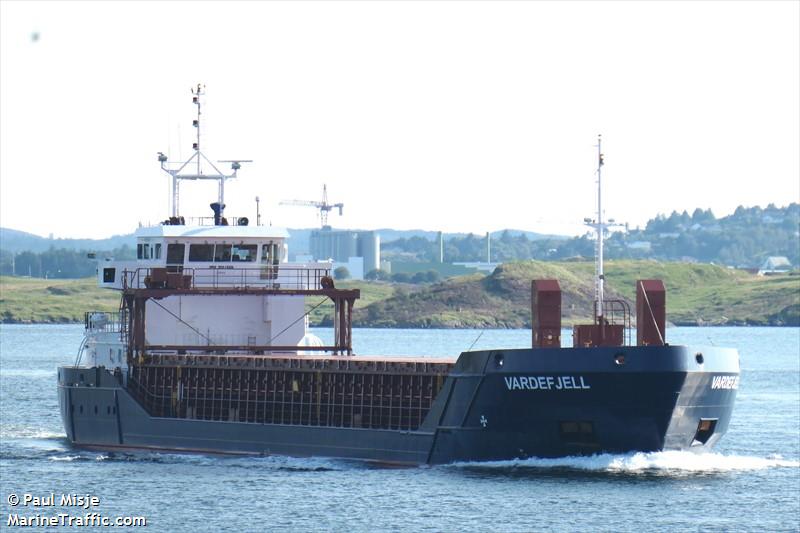 vardefjell (General Cargo Ship) - IMO 9197806, MMSI 257076850, Call Sign LAHY8 under the flag of Norway