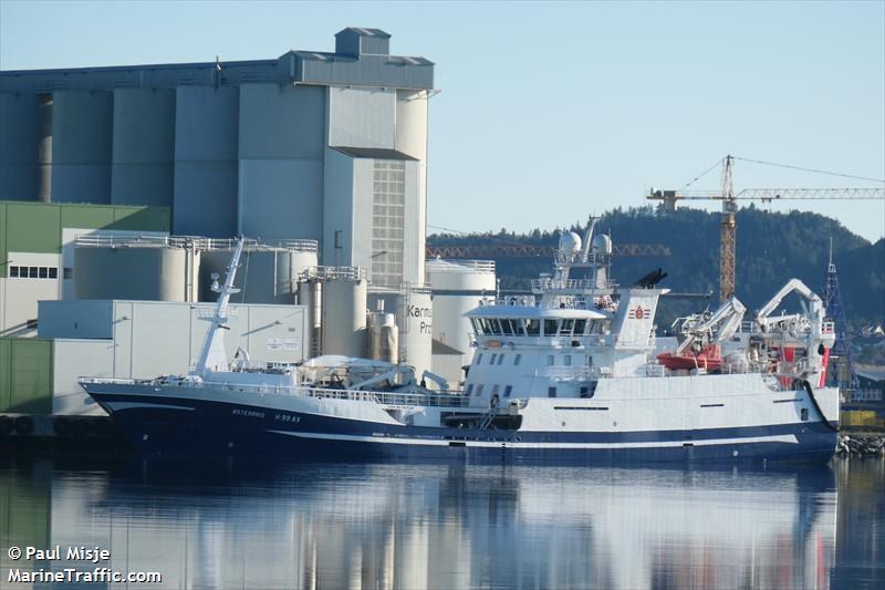 oesterbris (Fishing Vessel) - IMO 9662526, MMSI 257372000, Call Sign LDKM under the flag of Norway