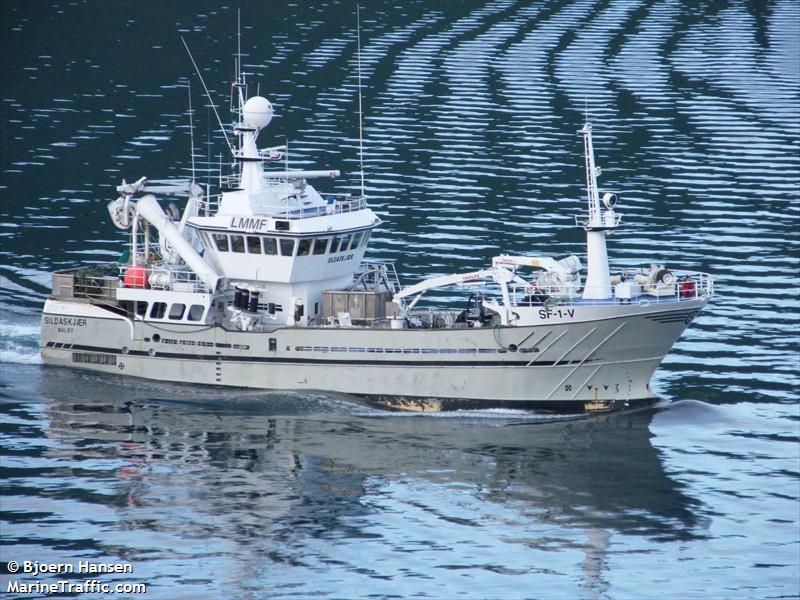 sjohav (Fishing Vessel) - IMO 9025895, MMSI 257594600, Call Sign LMMF under the flag of Norway