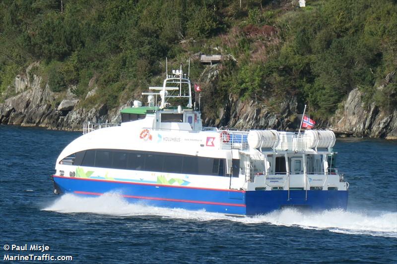 rygerkongen (Passenger Ship) - IMO 9359997, MMSI 258098500, Call Sign LNPR under the flag of Norway