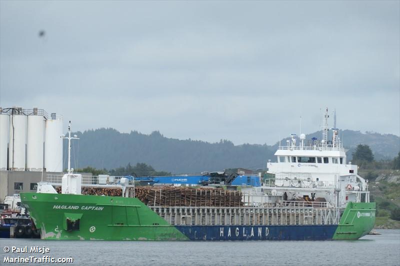 hagland captain (General Cargo Ship) - IMO 9521356, MMSI 259017000, Call Sign LAYX7 under the flag of Norway