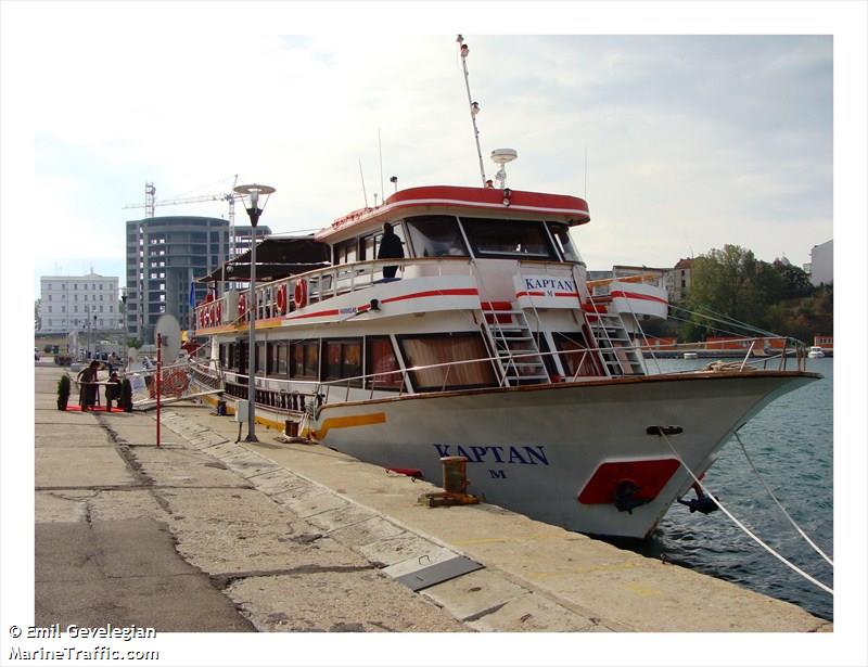 kaptan m (Passenger ship) - IMO , MMSI 264163082, Call Sign YP3082 under the flag of Romania