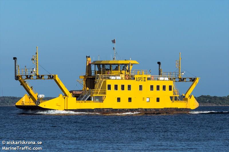 aspo 3 (Passenger Ship) - IMO 7905613, MMSI 265604560, Call Sign SHIW under the flag of Sweden