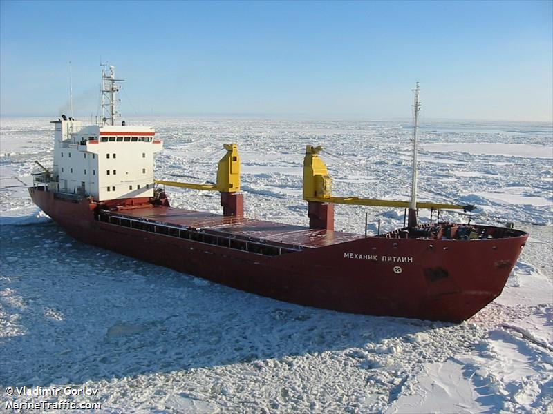 mekhanik pyatlin (General Cargo Ship) - IMO 8904434, MMSI 273118000, Call Sign UCBP under the flag of Russia