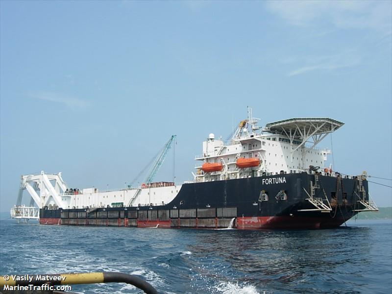 fortuna (Pipe Layer) - IMO 8674156, MMSI 273395690, Call Sign UBDP8 under the flag of Russia