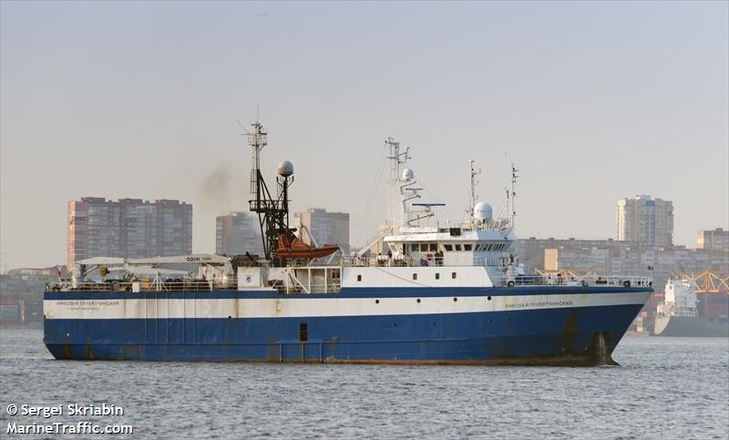 nikolay trubyatchins (Research Vessel) - IMO 8705010, MMSI 273413550, Call Sign UBIQ6 under the flag of Russia
