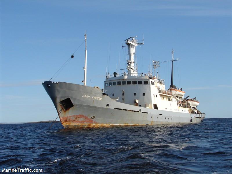 ivan kireev (Research Vessel) - IMO 7423275, MMSI 273915000, Call Sign UCYO under the flag of Russia