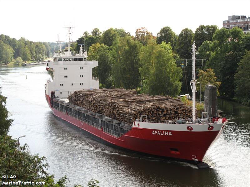 afalina (General Cargo Ship) - IMO 8820092, MMSI 277324000, Call Sign LYRQ under the flag of Lithuania