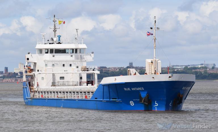 blue antares (General Cargo Ship) - IMO 9346689, MMSI 305329000, Call Sign V2QJ5 under the flag of Antigua & Barbuda