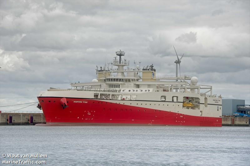 ramform titan (Research Vessel) - IMO 9629885, MMSI 311000084, Call Sign C6AL9 under the flag of Bahamas