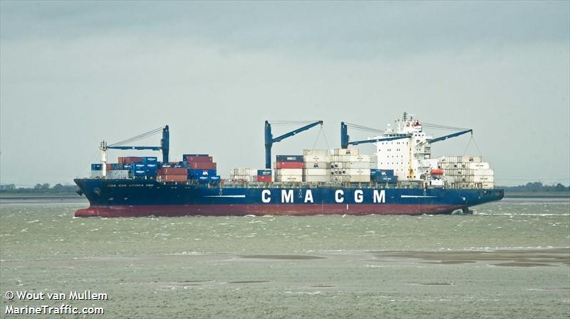 cma cgm africa one (Container Ship) - IMO 9451915, MMSI 311043200, Call Sign C6YR8 under the flag of Bahamas