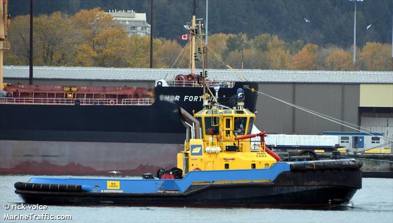 saam saba (Tug) - IMO 9476379, MMSI 316028504, Call Sign CFN6721 under the flag of Canada