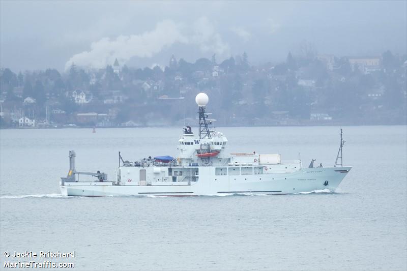 thomas g thompson (Research Vessel) - IMO 8814419, MMSI 366345000, Call Sign KTDQ under the flag of United States (USA)