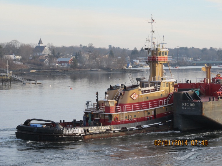 austin reinauer (Pusher Tug) - IMO 7729514, MMSI 366739920, Call Sign WCX8055 under the flag of United States (USA)