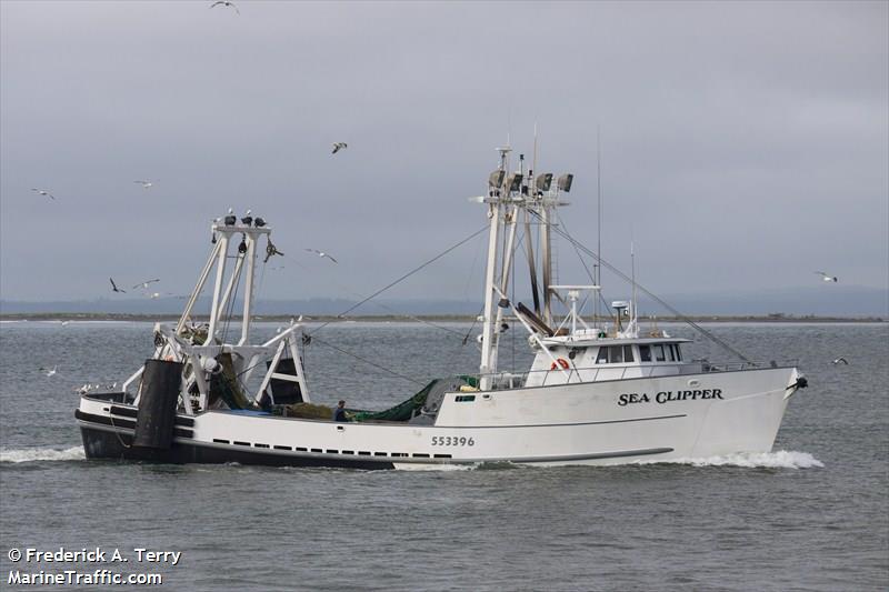 sea clipper (Fishing Vessel) - IMO 7520633, MMSI 366765940, Call Sign WCZ2553 under the flag of United States (USA)