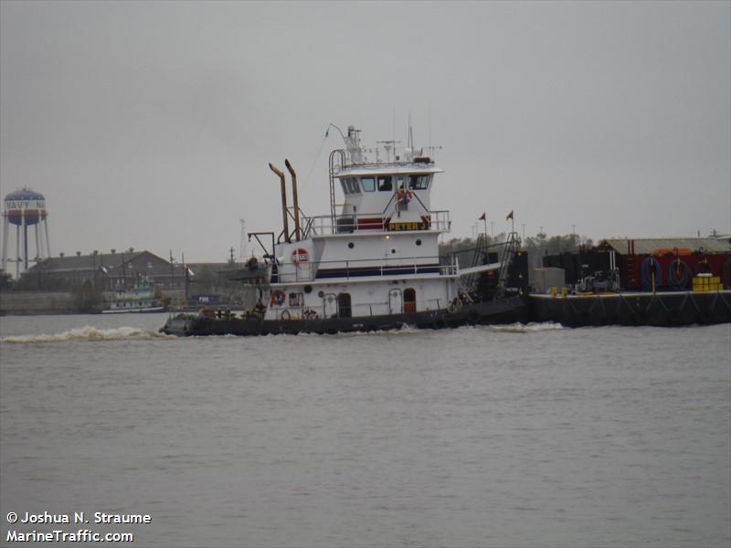 peter j (Tug) - IMO , MMSI 366961550, Call Sign WDJ2317 under the flag of United States (USA)