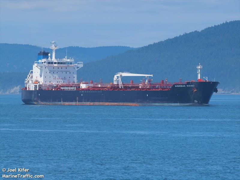 overseas nikiski (Chemical/Oil Products Tanker) - IMO 9353577, MMSI 368445000, Call Sign WDBH under the flag of United States (USA)