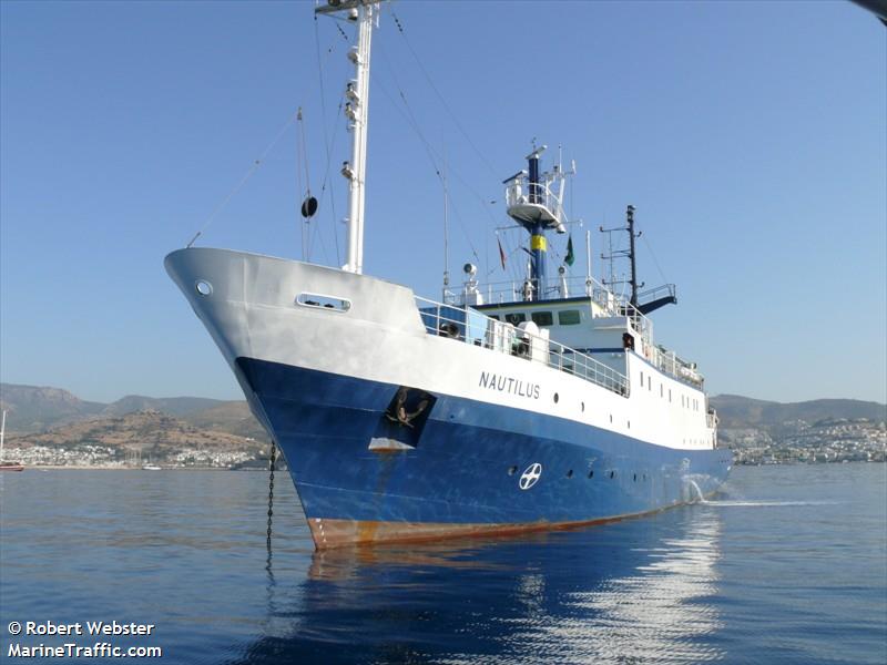 nautilus (Research Vessel) - IMO 6711883, MMSI 376404000, Call Sign J8B3605 under the flag of St Vincent & Grenadines