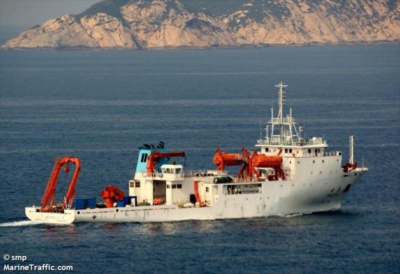 zhang jian (Research Vessel) - IMO 9781671, MMSI 413379250, Call Sign BIBY6 under the flag of China