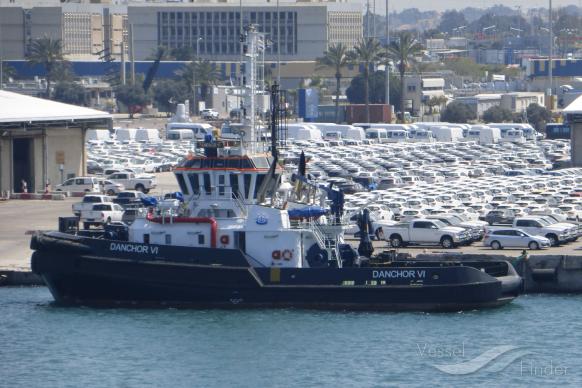 danchor 6 (Tug) - IMO 9530383, MMSI 428068000, Call Sign 4XFW under the flag of Israel