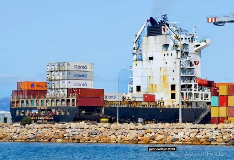 seaspan loncomilla (Container Ship) - IMO 9437385, MMSI 477207400, Call Sign VRFB3 under the flag of Hong Kong