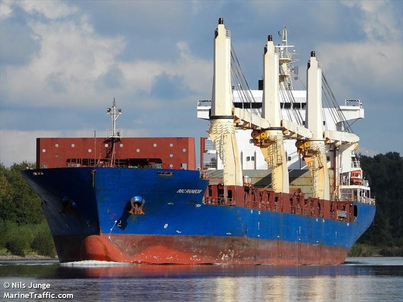 bbc rainbow (General Cargo Ship) - IMO 9423516, MMSI 477852800, Call Sign VRHH2 under the flag of Hong Kong